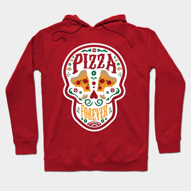 Pizza Forever Hoodie by PodDesignShop